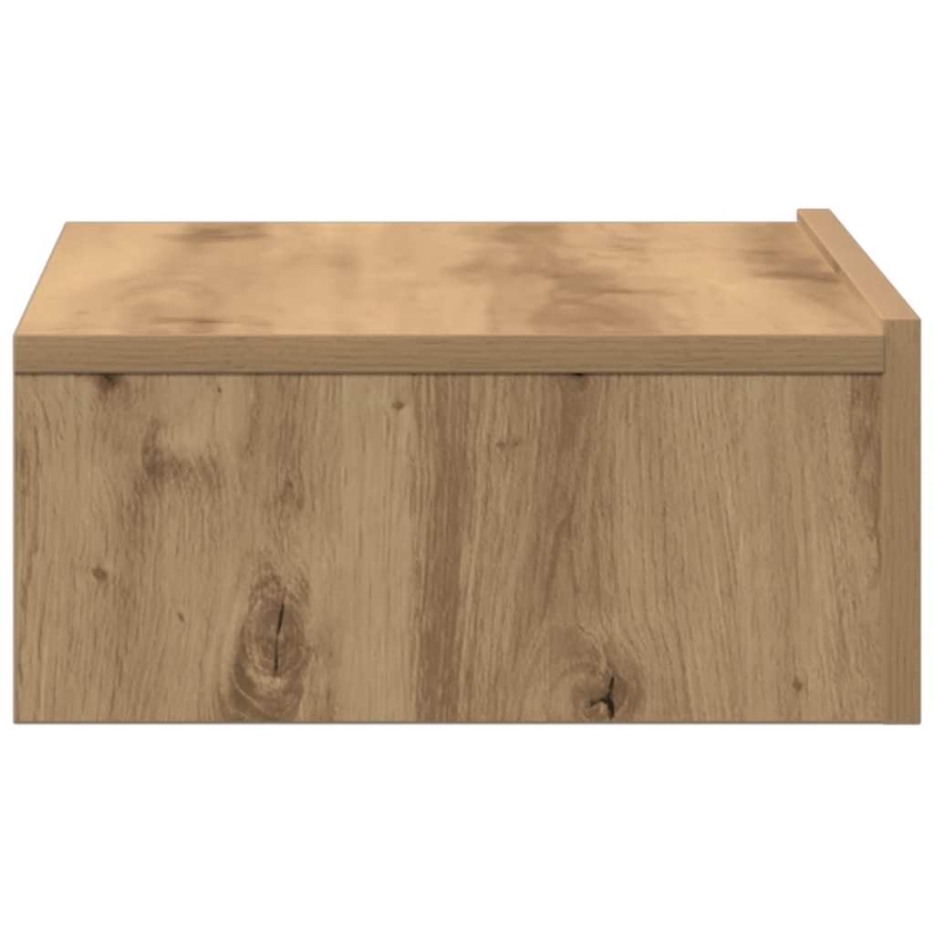 Comodino Rovere Artigianale 60x35 cm in Legno Multistrato
