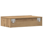 Comodino Rovere Artigianale 60x35 cm in Legno Multistrato