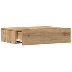 Comodino Rovere Artigianale 60x35 cm in Legno Multistrato