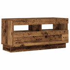 Mobile Porta TV con LED Legno Antico 180x35x40 cm Truciolato