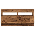 Mobile Porta TV con LED Legno Antico 180x35x40 cm Truciolato