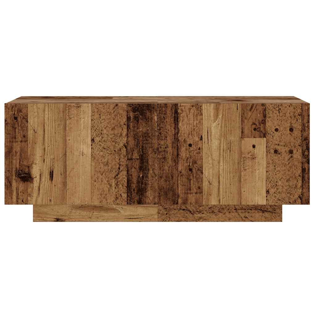 Mobile Porta TV con LED Legno Antico 180x35x40 cm Truciolato