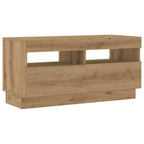 Mobile Porta TV con LED Artigianale 180x35x40 cm Multistrato