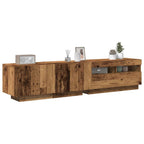 Mobile Porta TV con LED Artigianale 180x35x40 cm Multistrato