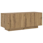 Mobile Porta TV con LED Artigianale 200x35x40 cm Multistrato