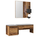 Set di Mobili da Corridoio Legno Antico in Legno Multistrato