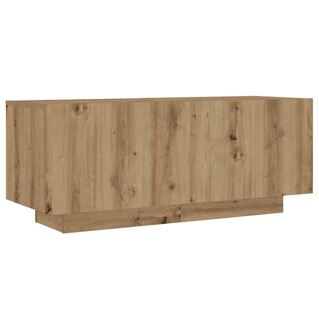 Comodino Rovere Artigianale 100x35x40 cm in Legno Multistrato