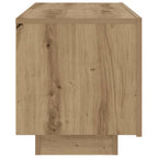 Comodino Rovere Artigianale 100x35x40 cm in Legno Multistrato