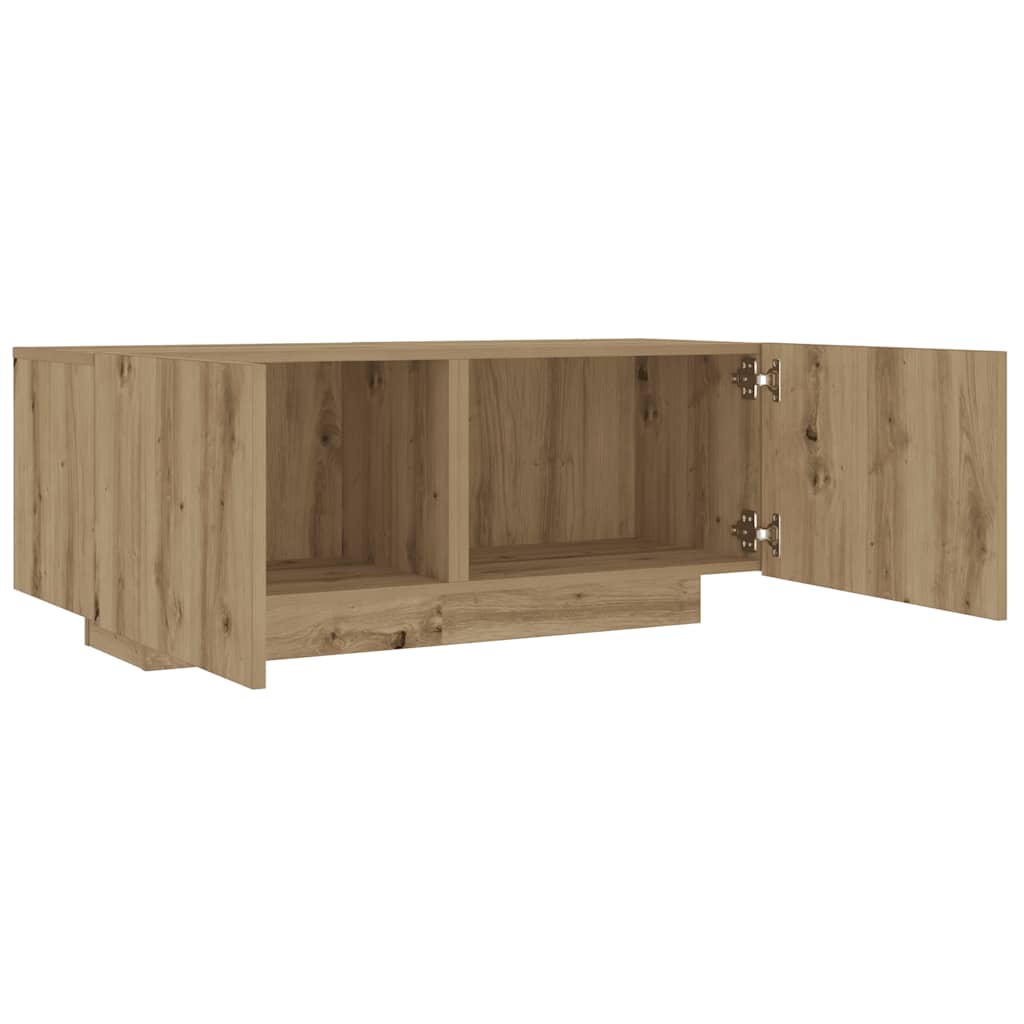Comodino Rovere Artigianale 100x35x40 cm in Legno Multistrato