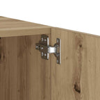 Comodino Rovere Artigianale 100x35x40 cm in Legno Multistrato