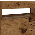 Comodino con LED Legno Antico 60x35x40 cm in Legno Multistrato
