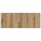 Set Mobile TV 5 pz Montato a Parete Rovere in Legno Multistrato