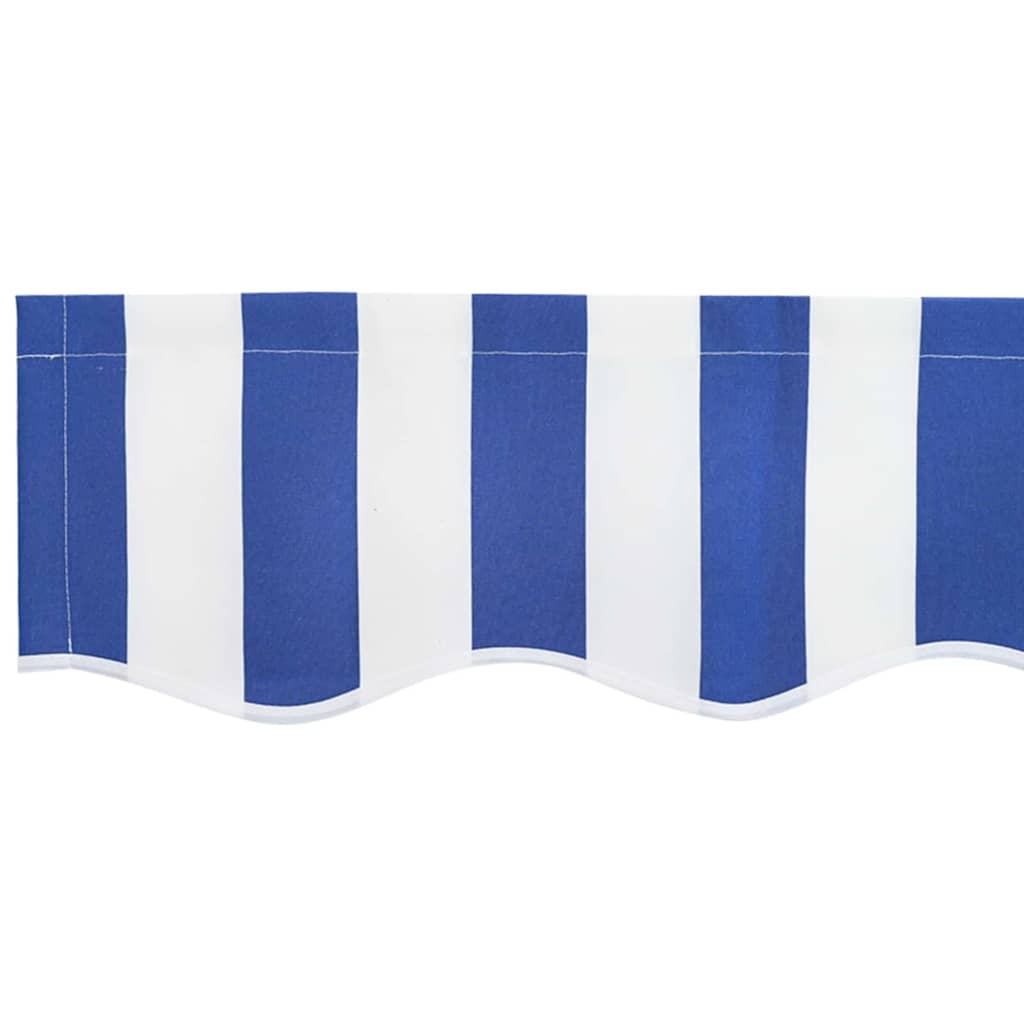 Telo di ricambio per tenda da sole Blu e Bianco 3 x 2 m