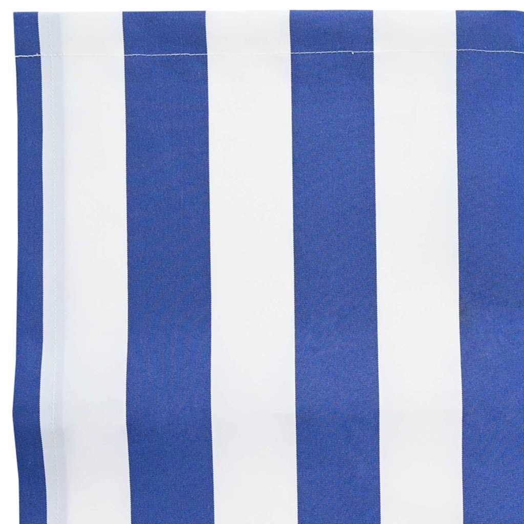 Telo di ricambio per tenda da sole Blu e Bianco 3 x 2 m