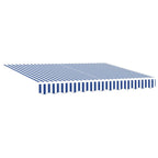 Telo di ricambio per tenda da sole Blu e Bianco 3 x 2 m