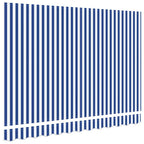Telo di ricambio per tenda da sole Blu e Bianco 3 x 2 m