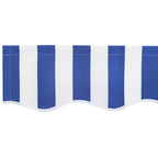 Telo di ricambio per tenda da sole Blu e Bianco 3,5 x 2 m