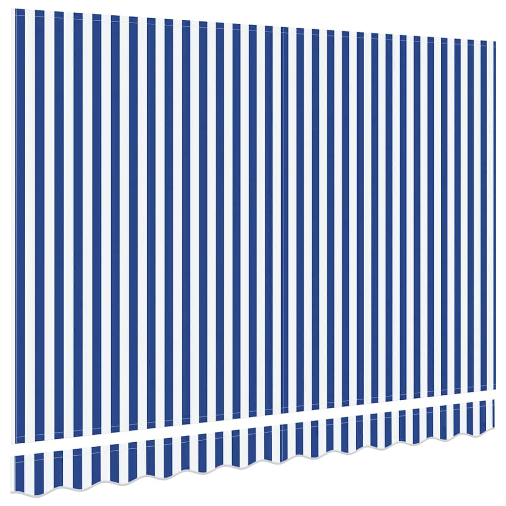 Telo di ricambio per tenda da sole Blu e Bianco 3,5 x 2 m