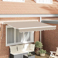 Telo di ricambio per tenda da sole Beige 3,5 x 2 m Poliestere
