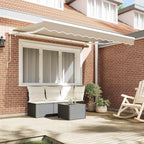 Telo di ricambio per tenda da sole Beige 3,5 x 2 m Poliestere