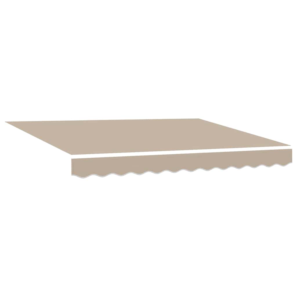 Telo di ricambio per tenda da sole Beige 3,5 x 2 m Poliestere