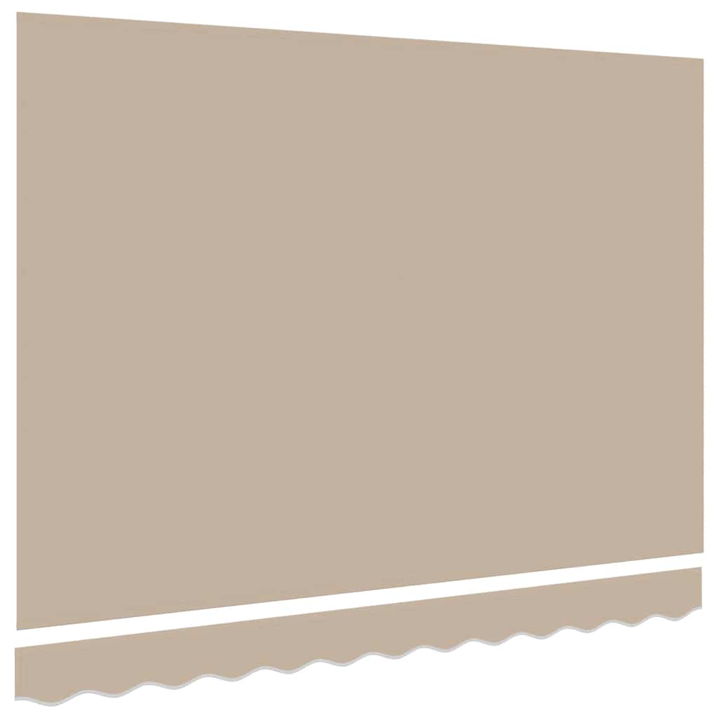 Telo di ricambio per tenda da sole Beige 3,5 x 2 m Poliestere