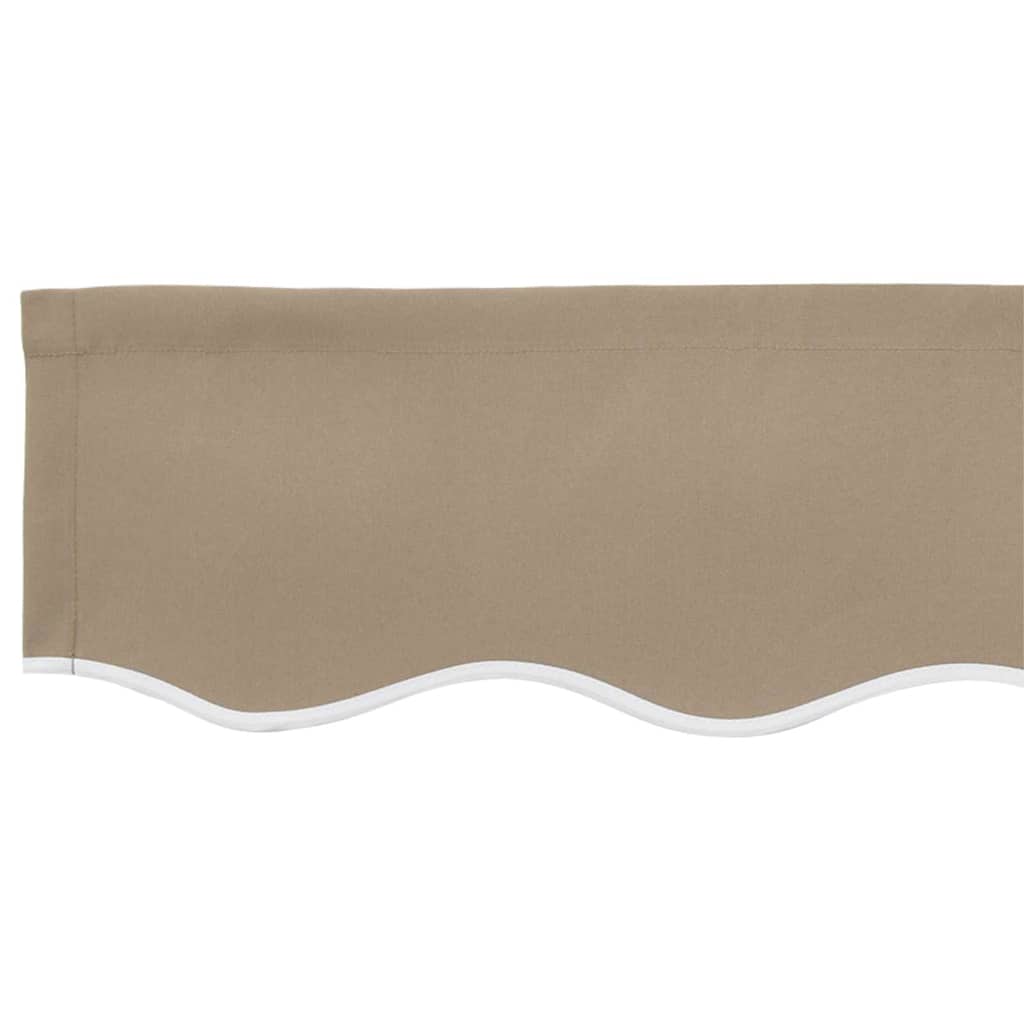 Telo di ricambio per tenda da sole Beige 5 × 3,5 m Poliestere