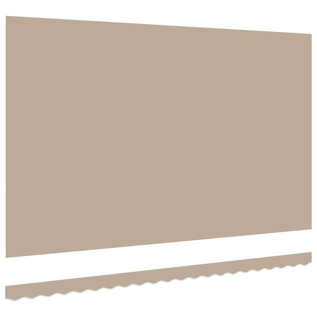 Telo di ricambio per tenda da sole Beige 5 × 3,5 m Poliestere
