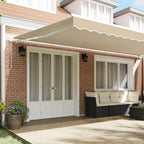 Telo di ricambio per tenda da sole Beige 6 x 3 m Poliestere