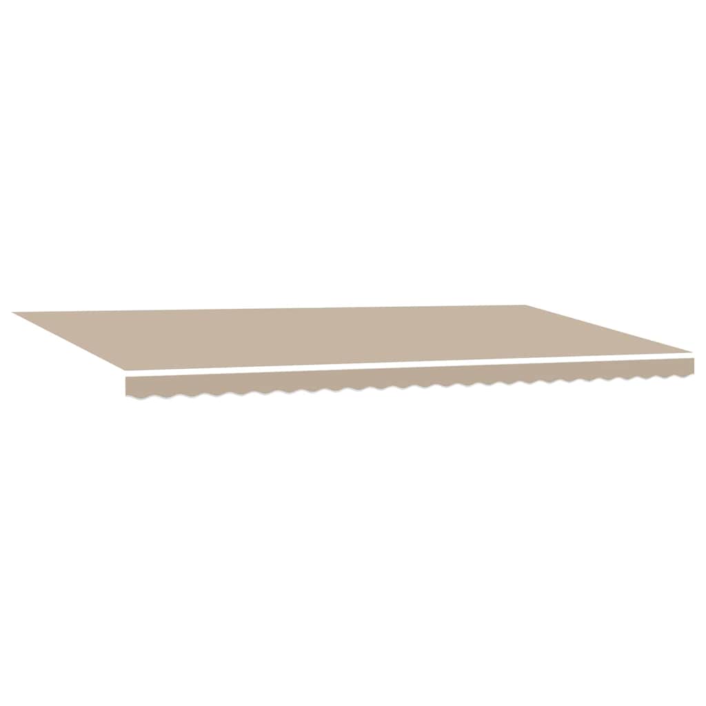 Telo di ricambio per tenda da sole Beige 6 x 3 m Poliestere