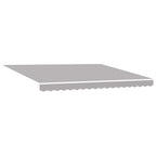 Telo di ricambio per tenda da sole Grigio chiaro 4 × 3,5 m