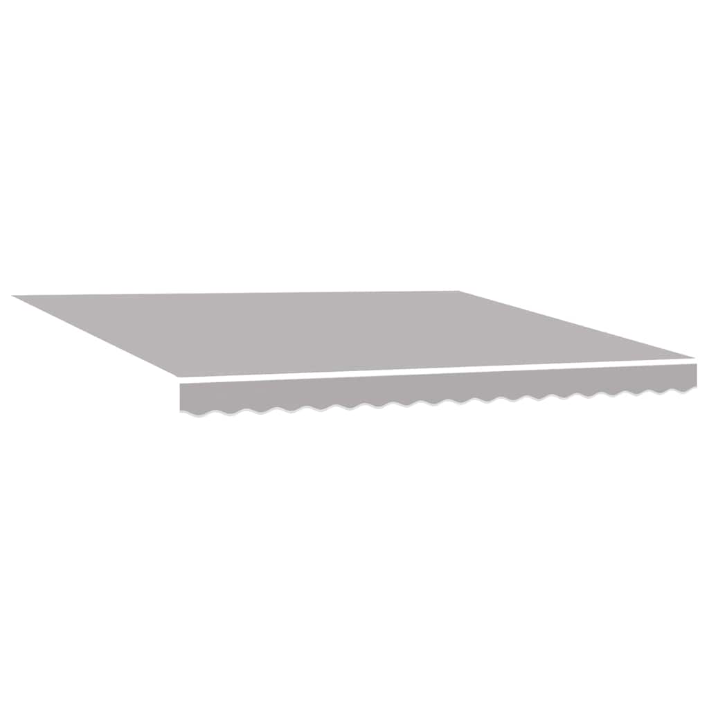 Telo di ricambio per tenda da sole Grigio chiaro 4 × 3,5 m