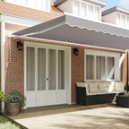 Telo di ricambio per tenda da sole Grigio chiaro 6 × 3,5 m