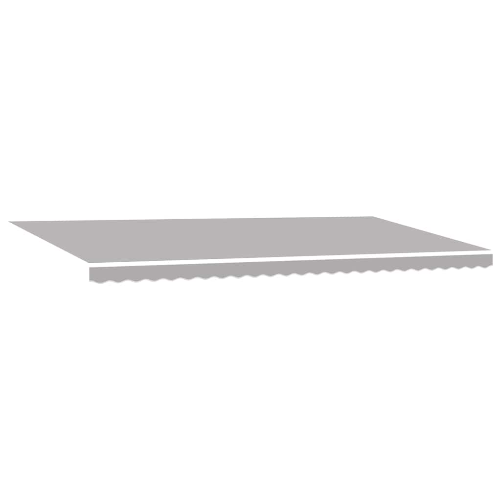 Telo di ricambio per tenda da sole Grigio chiaro 6 × 3,5 m