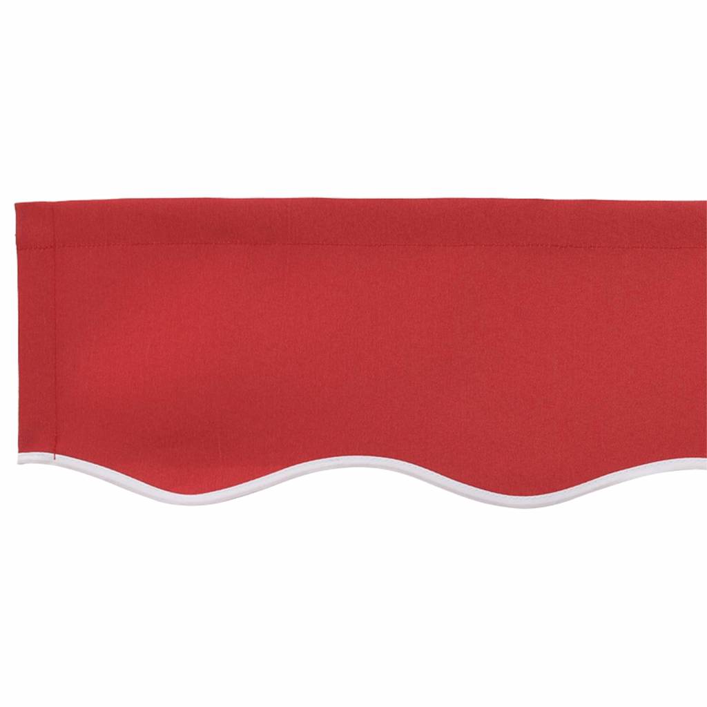 Telo di ricambio per tenda da sole Rosso 4 × 3 m Poliestere