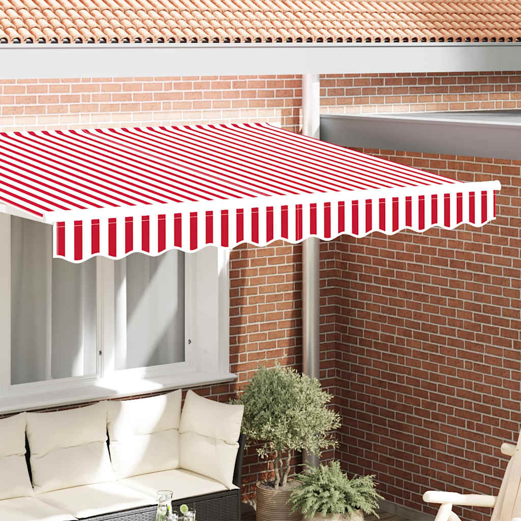 Sostituzione della mantovana per tenda Rosso e Bianco 2,5 m