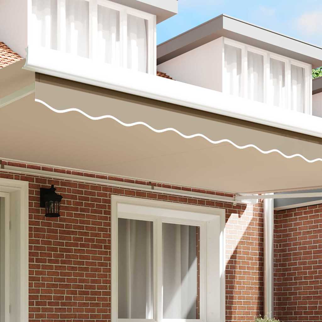 Sostituzione della mantovana per tenda Beige 480 x 20 cm
