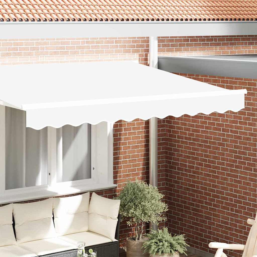 Sostituzione della mantovana per tenda Bianco 3,5 m Poliestere