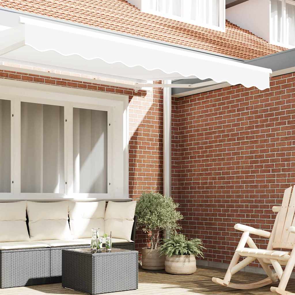 Sostituzione della mantovana per tenda Bianco 3,5 m Poliestere