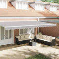Sostituzione della mantovana per tenda Grigio Chiaro 6 m