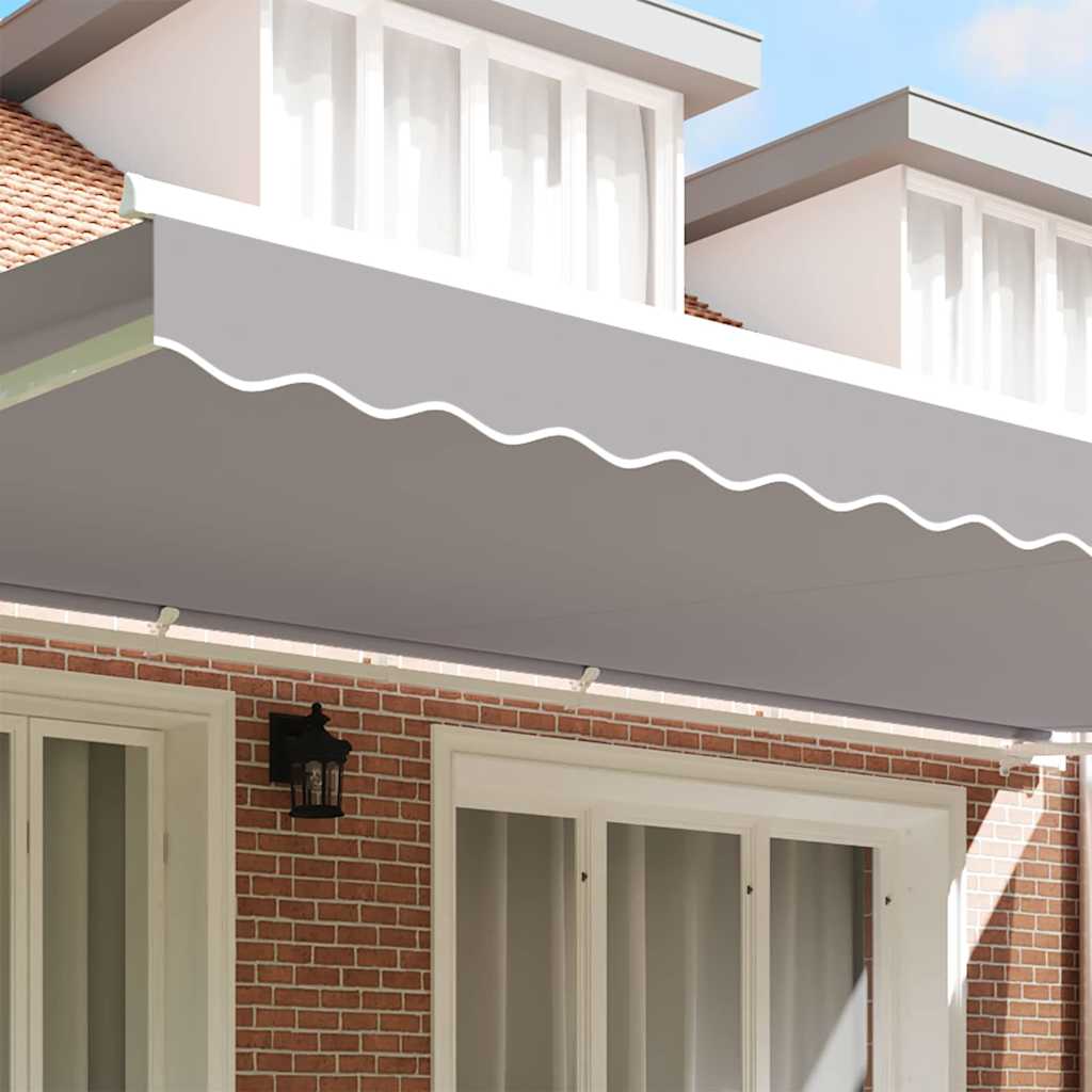 Sostituzione della mantovana per tenda Grigio Chiaro 6 m