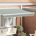 Sostituzione della mantovana per tenda Verde e Bianco 3 m