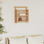 Scaffale da parete Naturale 40 x 13 x 44 cm Bambù