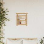 Scaffale da parete Naturale 40 x 13 x 44 cm Bambù