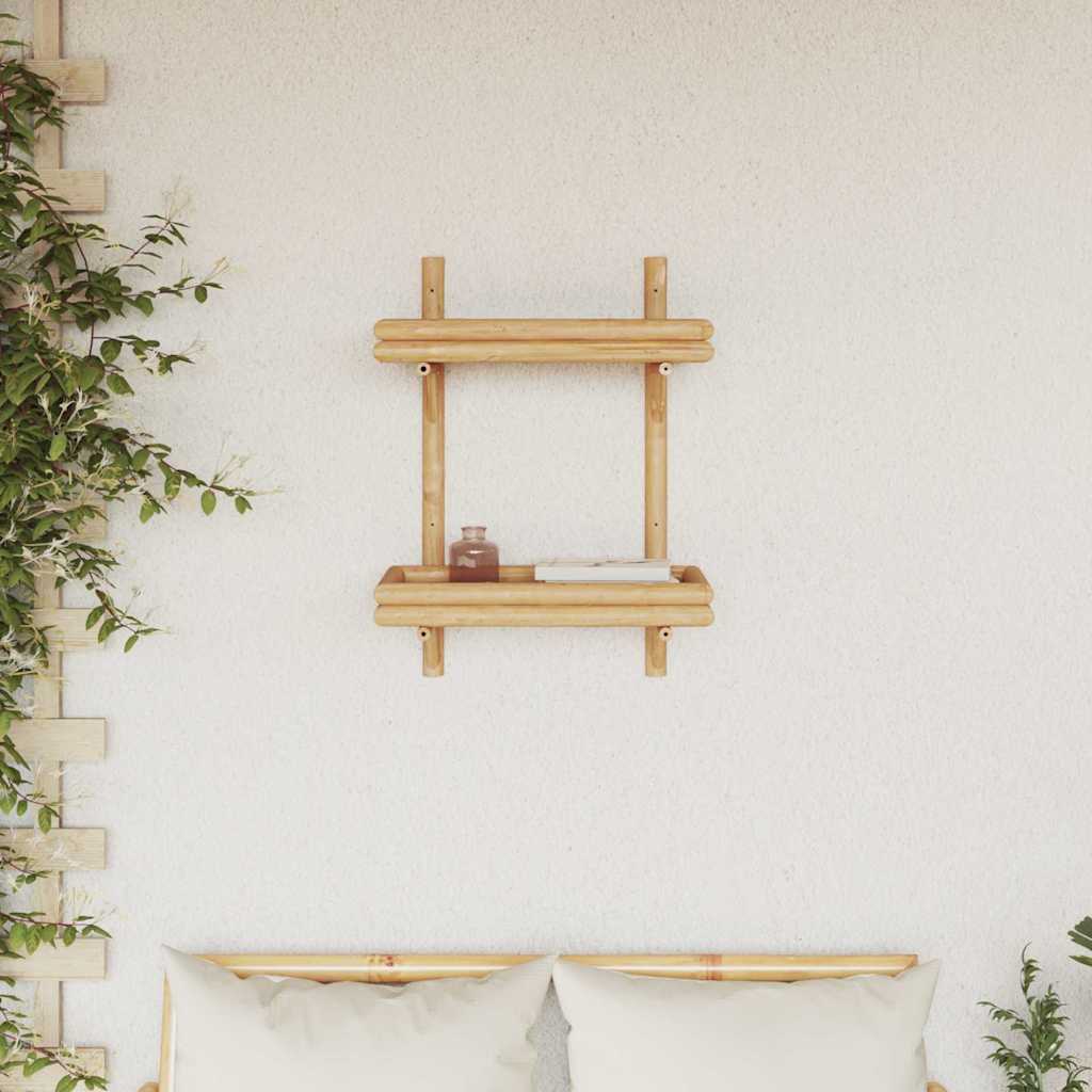 Scaffale da parete Marrone 39 x 26 x 60 cm Bambù