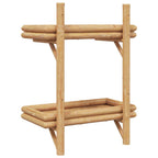 Scaffale da parete Marrone 39 x 26 x 60 cm Bambù