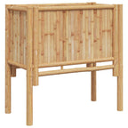 Letto Rialzato Marrone 70 x 35 x 70 cm Bambù