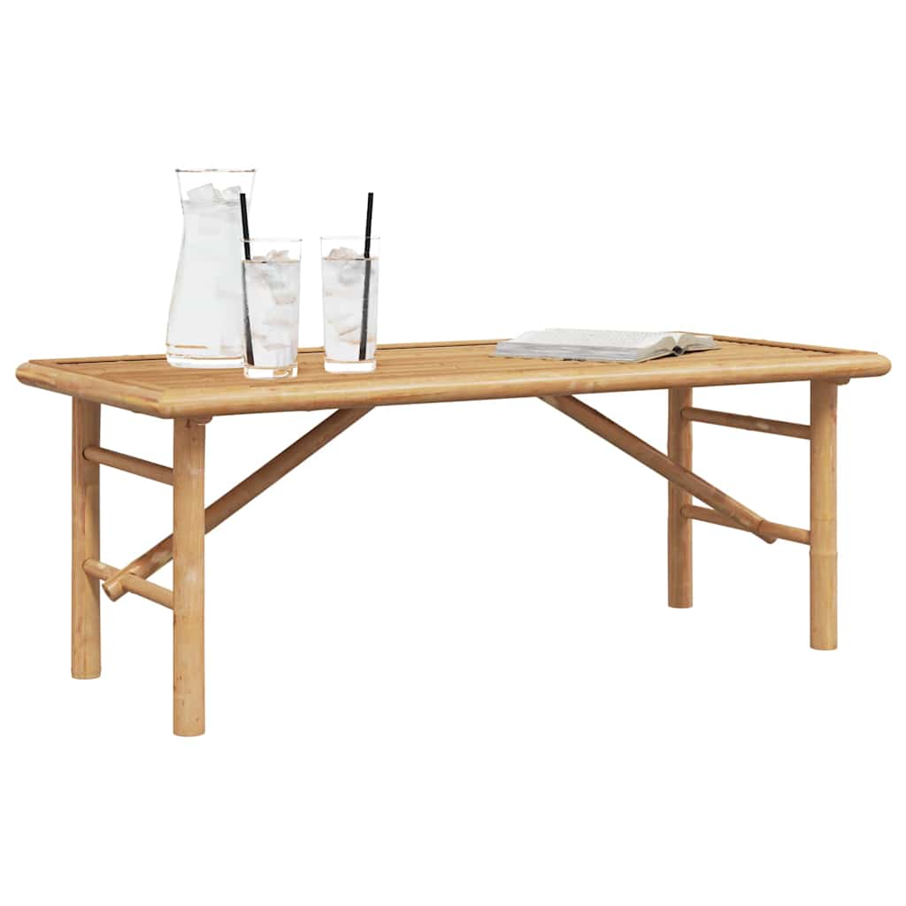 Tavolino da salotto Marrone 110 x 50 x 43 cm Bambù