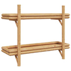 Scaffale da parete Marrone 75 x 26 x 60 cm Bambù