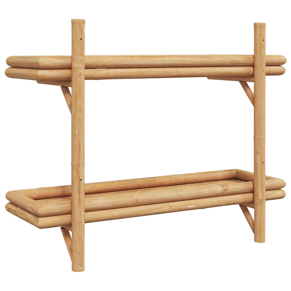 Scaffale da parete Marrone 75 x 26 x 60 cm Bambù